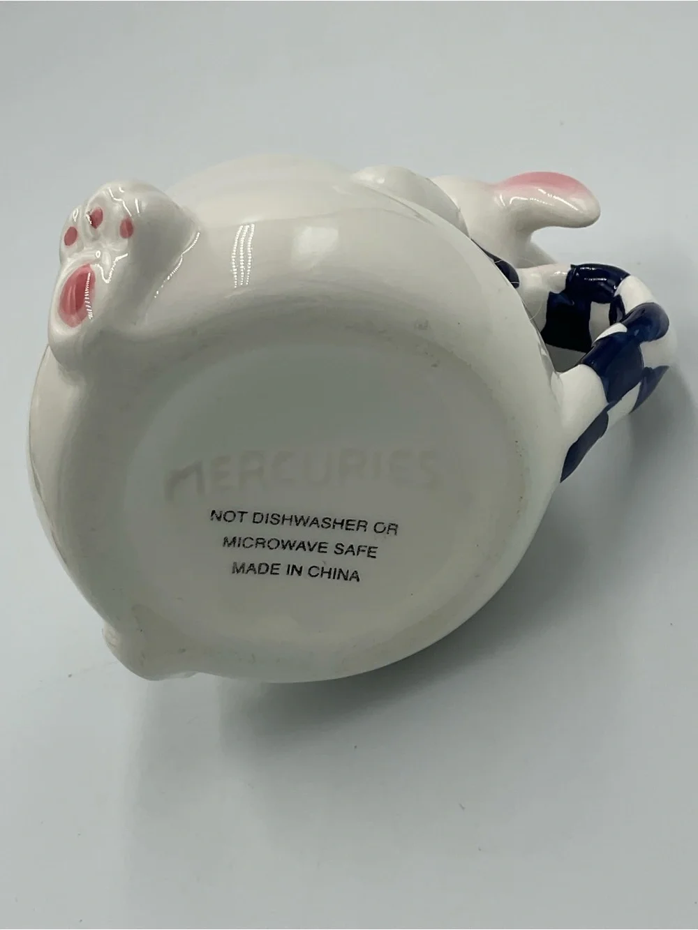 Vintage Mercuries Whimsical Spring Rabbit Teacups w/ Stirring Spoons- Set of 4